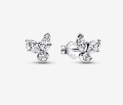 PANDORA™ Sparkling Herbarium Cluster Stud Earrings Sterling Silver