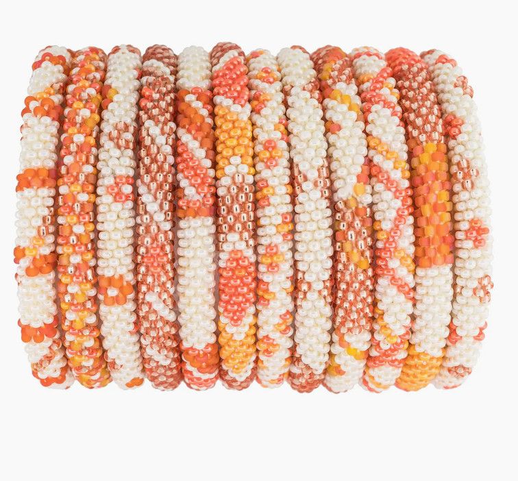 Roll-On Bracelet, Color: Tangerine