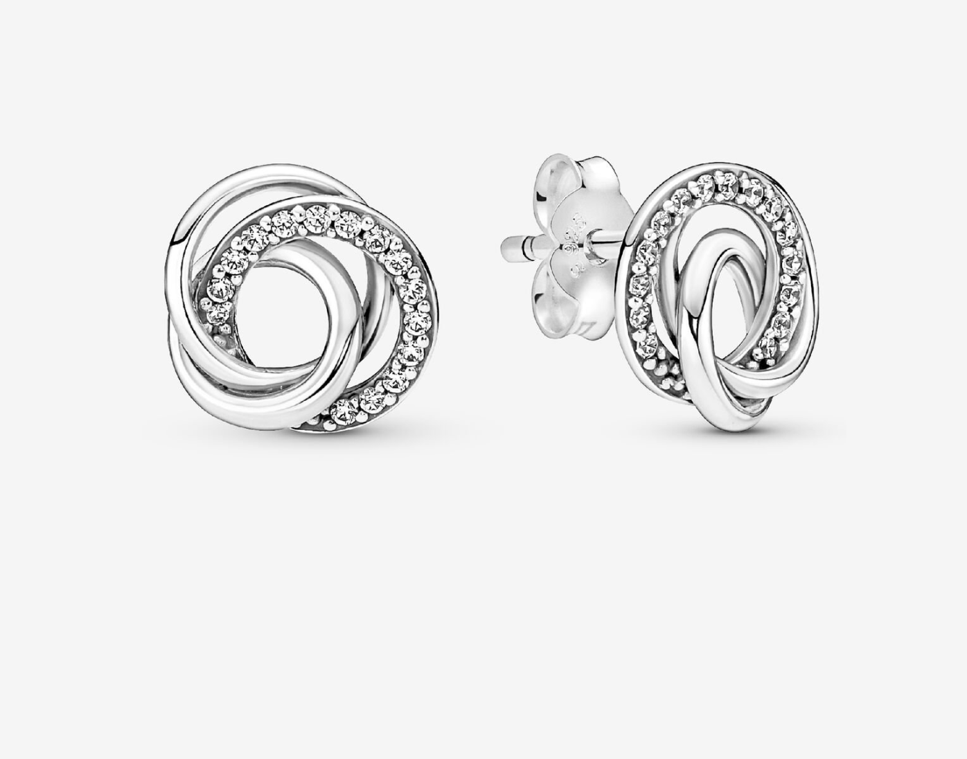 PANDORA™ Family Always Encircled Stud Earrings Sterling Silver