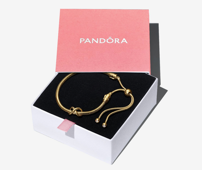 PANDORA™ Forever + Always Infinity Bracelet Gift Set 14k Gold Plating