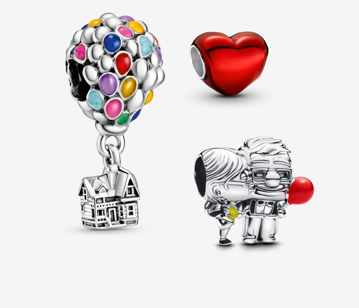 PANDORA™ Disney UP Love is in the Air Charm Set