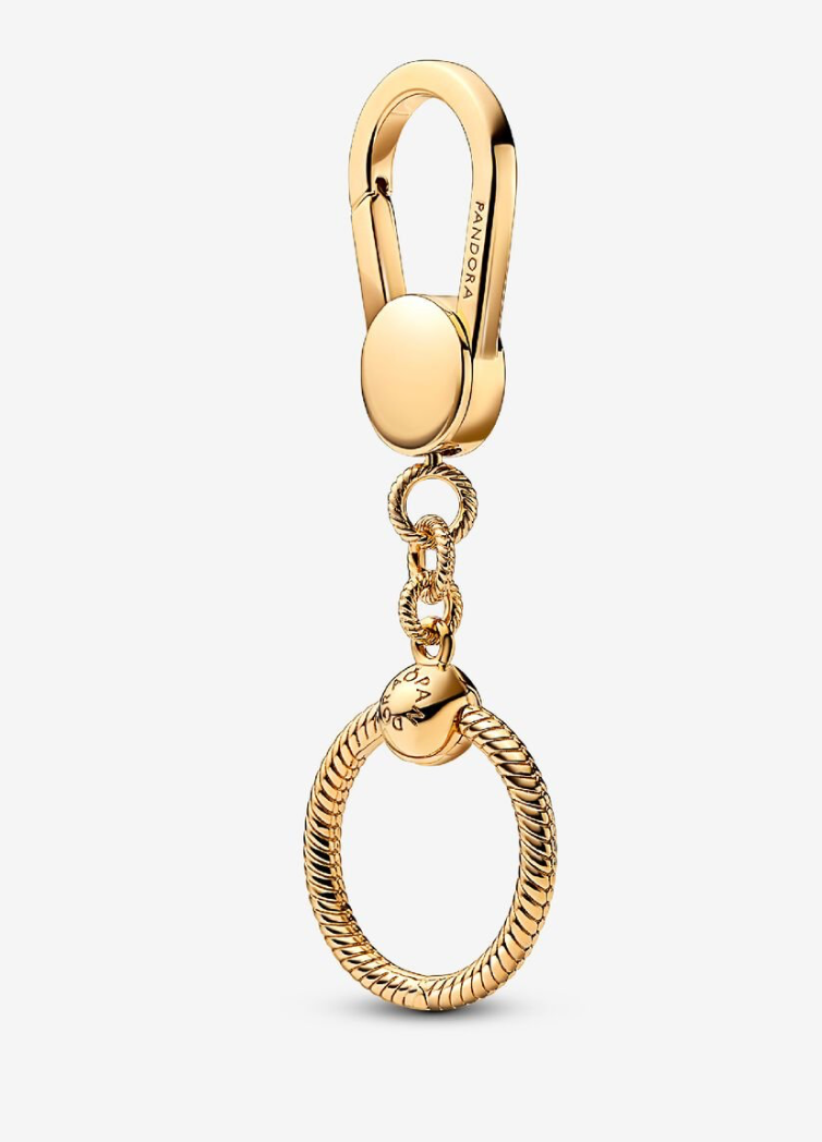 PANDORA™ Moments Small Bag Charm Holder 14k Gold Plating