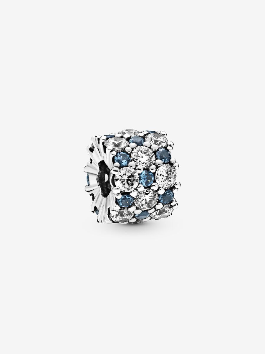 PANDORA™ Blue &amp; Clear Sparkle Charm