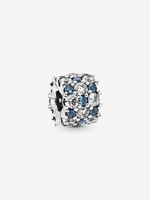 PANDORA™ Blue &amp; Clear Sparkle Charm
