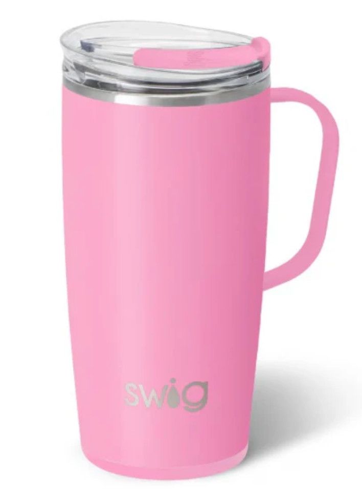 Swig Shimmer Bubblegum Collection, Size: Travel Mug 22 oz