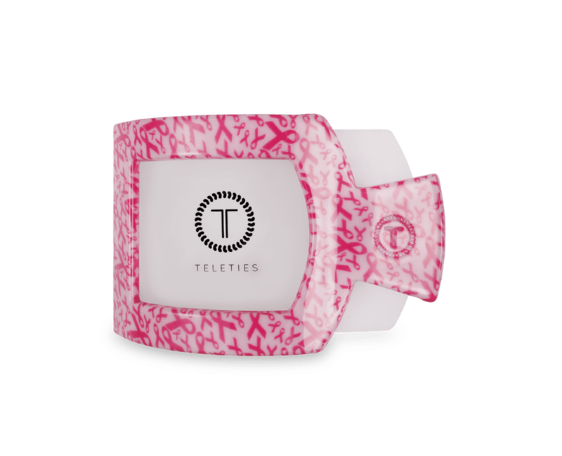 Teleties™ Flat Square Hair Clip | Wrapped in Ribbons