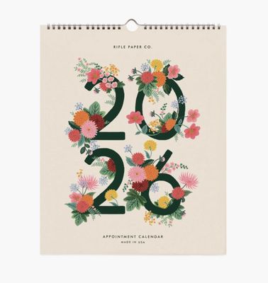 Rifle Paper® Dahlia Appointment Calendar 2026