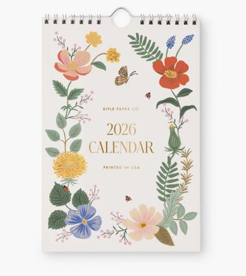 Rifle Paper® Strawberry Fields Kitchen 2026 Calendar 6x9
