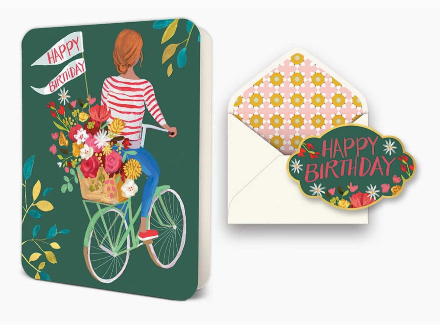 Happy Birthday Bicycle Ride Greeting Card
