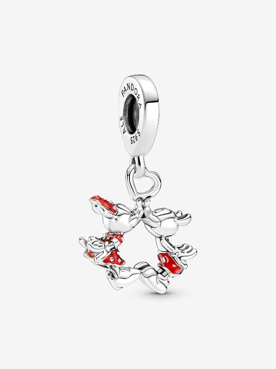PANDORA™ Disney Minnie and Mickey Mouse Kissing Charm