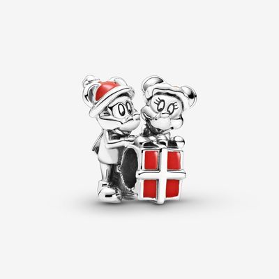 PANDORA™ Disney Mickey Mouse &amp; Minnie Mouse Present Charm