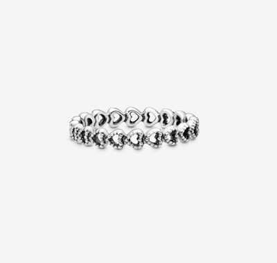 PANDORA™ Band of Hearts Ring Sterling Silver