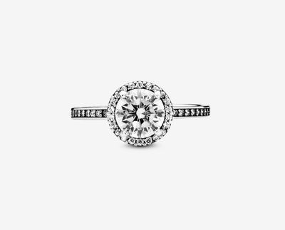 PANDORA™ Classic Elegance Large Cubic Zirconia Ring Sterling Silver