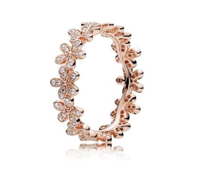 PANDORA™ Daisy Pandora Rose Gold Ring With Clear Cubic Zirconia