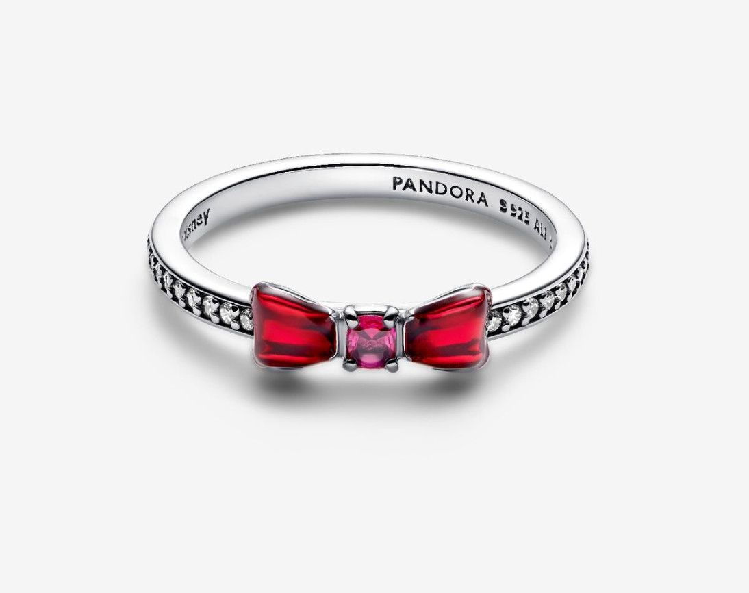 PANDORA™ Disney Princess Minnie Bow Silver Ring