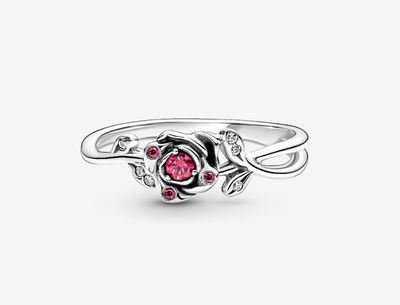 PANDORA™ Disney Beauty and the Beast Rose Ring Sterling Silver