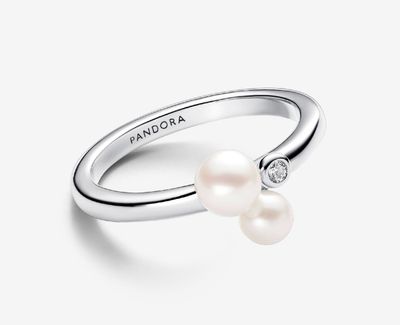 PANDORA™ Duo Treated Freshwater Cultured Pearls Ring Sterling Silver