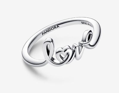 PANDORA™ Handwritten LOVE Sterling Silver Ring