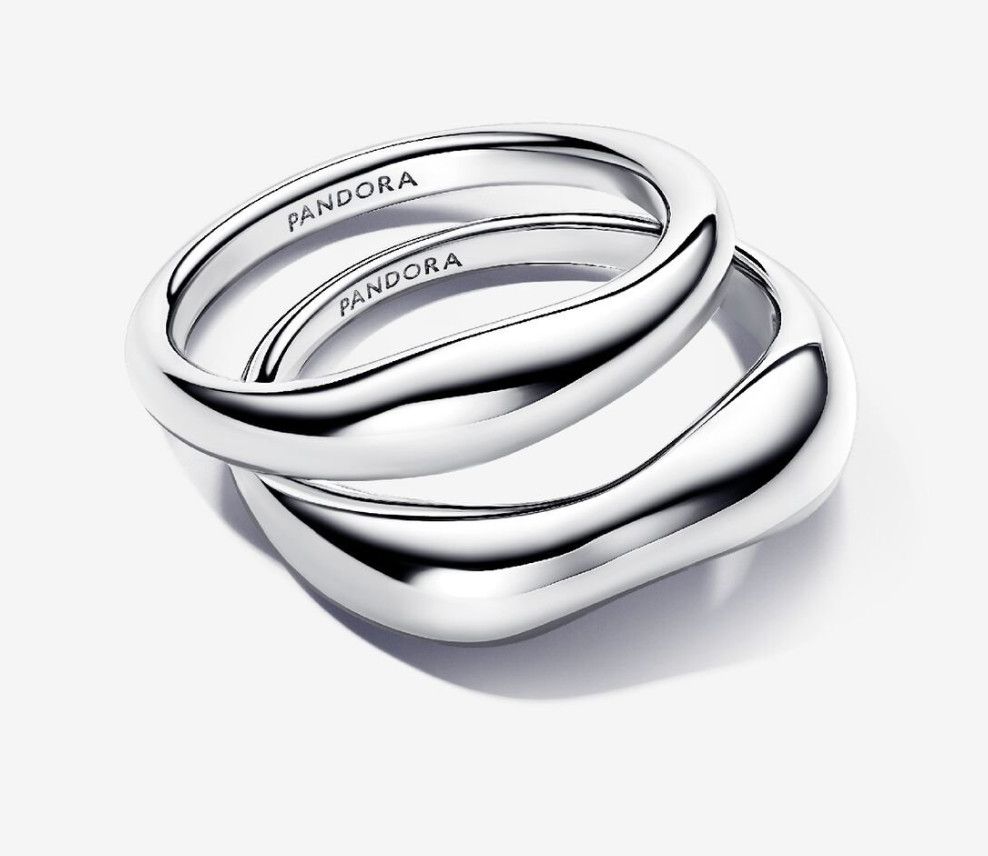 PANDORA™ Organically Shaped Stacking Rings Sterling Silver