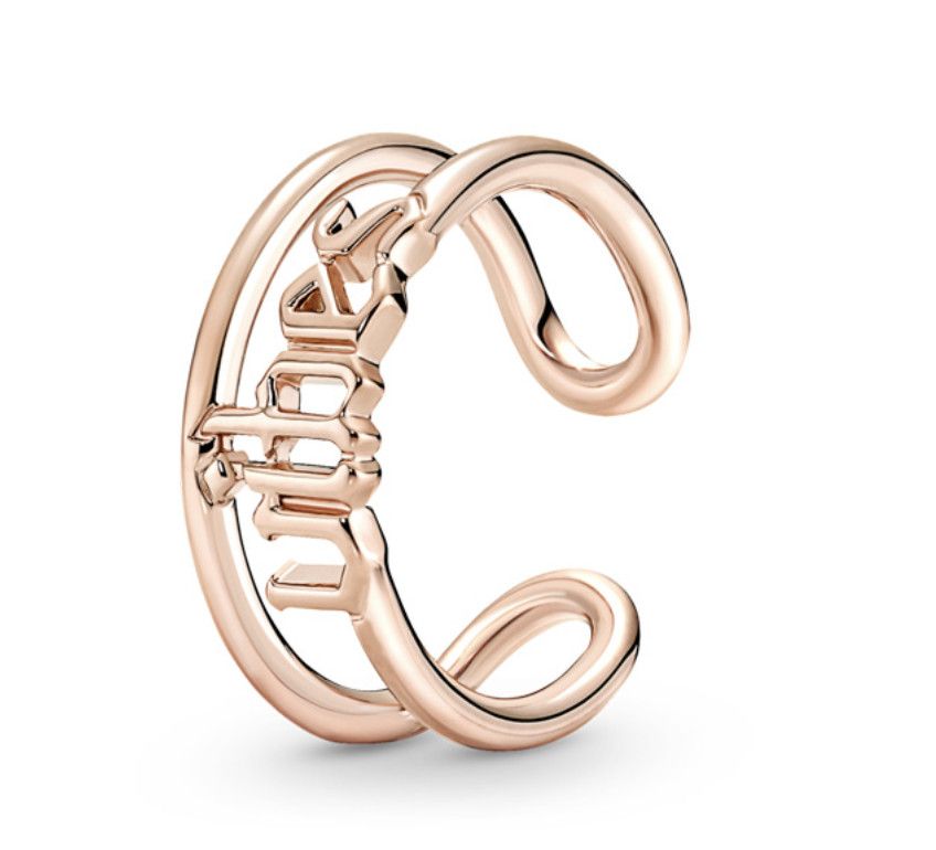PANDORA™ 14K Rose Gold-Plated Pandora ME Vibes Open Ring
