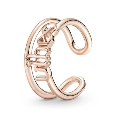 PANDORA™ 14K Rose Gold-Plated Pandora ME Vibes Open Ring