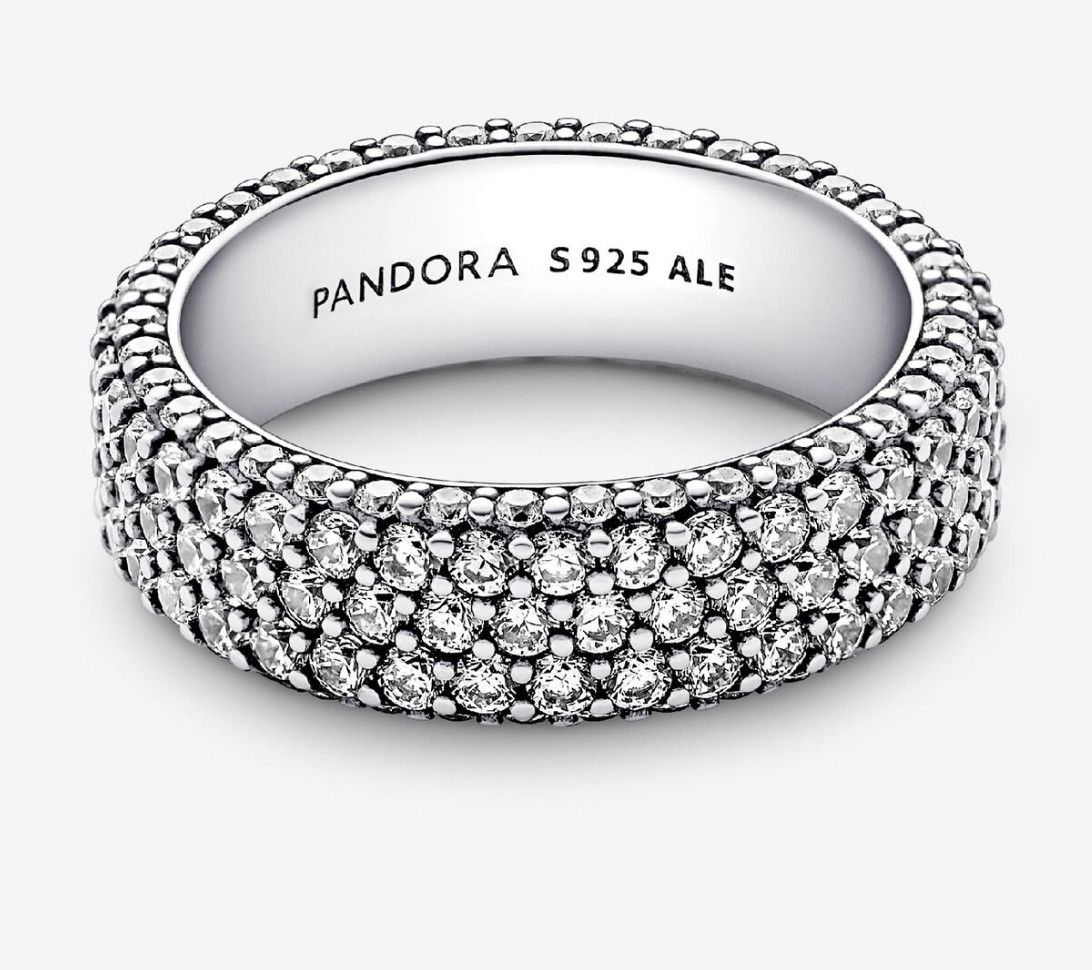 PANDORA™ Timeless Pavé Triple-row Ring Sterling Silver