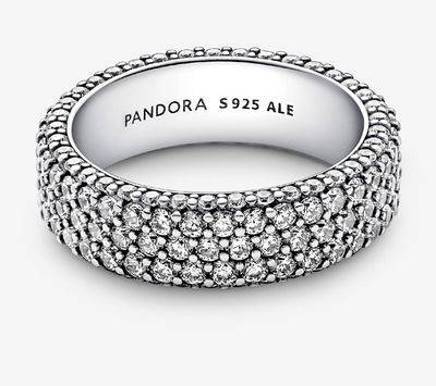 PANDORA™ Timeless Pavé Triple-row Ring Sterling Silver