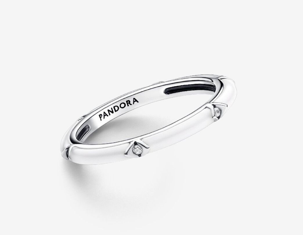 PANDORA™ ME Stones + Enamel Ring Sterling Silver