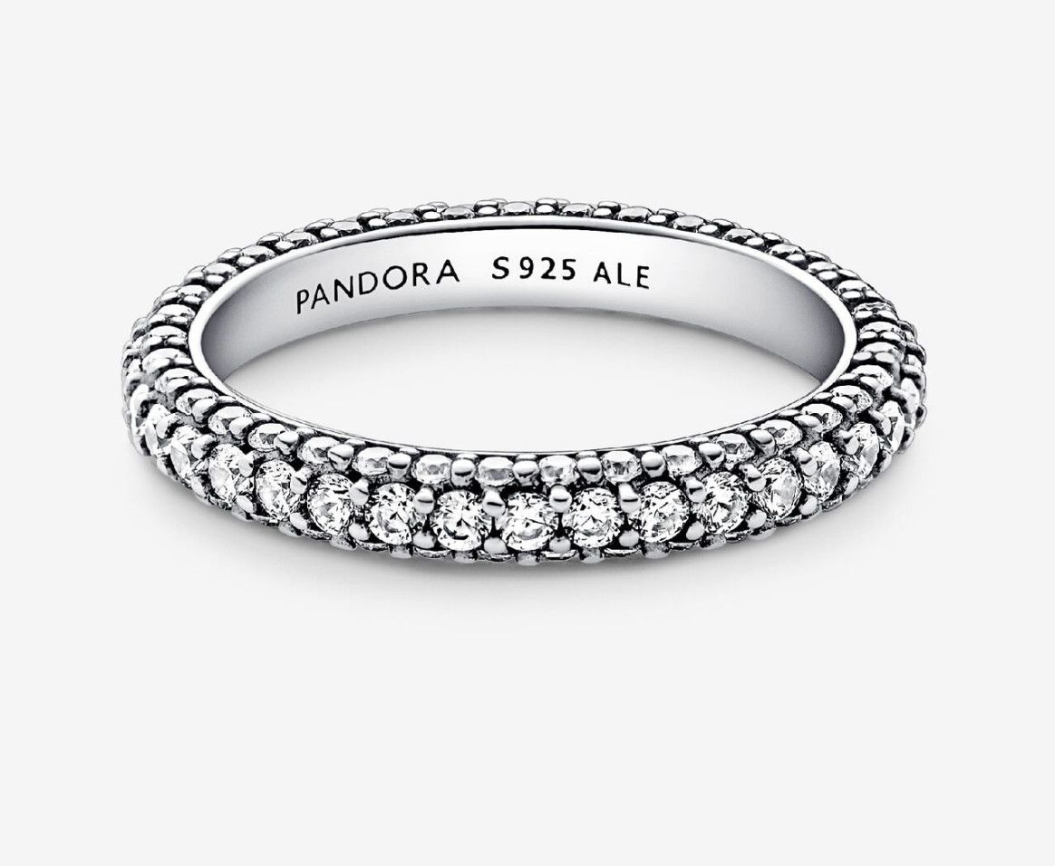 PANDORA™ Timeless Pavé Single-row Ring Sterling Silver
