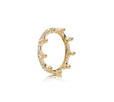 PANDORA™ Enchanted Crown Ring 14k Gold CZ