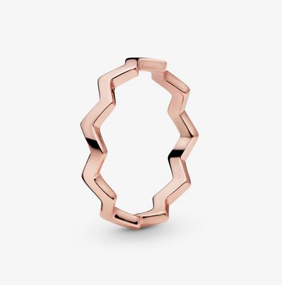 PANDORA™ Rose Gold Timeless Zigzag Ring