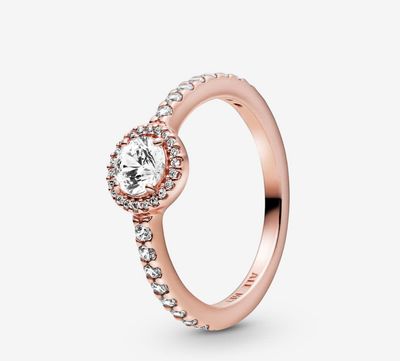 PANDORA™ Small Classic Elegance Rose Gold Ring