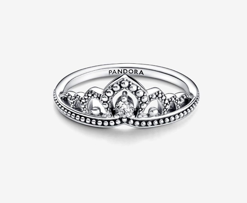 PANDORA™ Regal Beaded Tiara Ring Sterling Silver