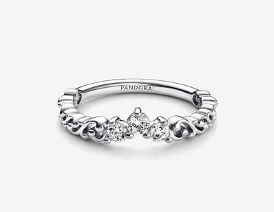 PANDORA™ Regal Swirl Tiara Ring Sterling Silver