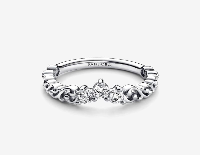PANDORA™ Regal Swirl Tiara Ring Sterling Silver