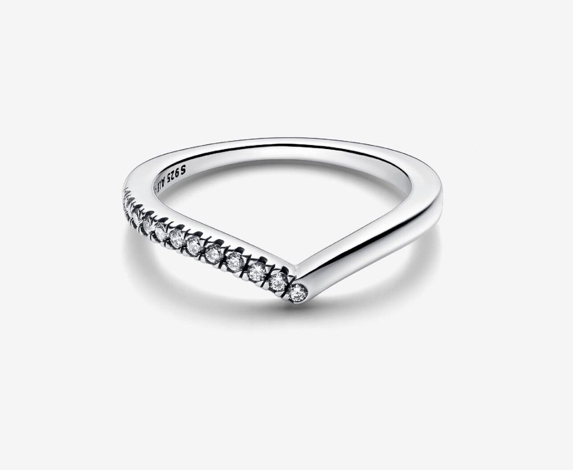 PANDORA™ Timeless Wish Half Sparkling Ring Sterling Silver