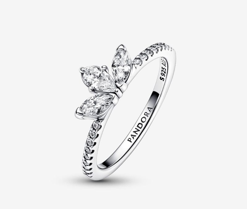 PANDORA™ Sparkling Herbarium Cluster Ring Sterling Silver