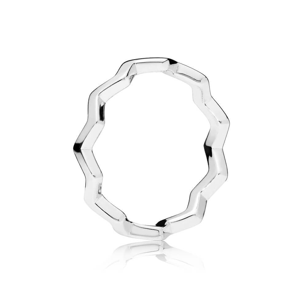 PANDORA™ Timeless Zig Zag Sterling Silver, Size: 48