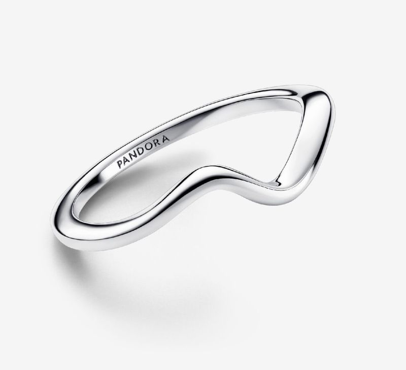 PANDORA™ Polished Wave Ring Sterling Silver