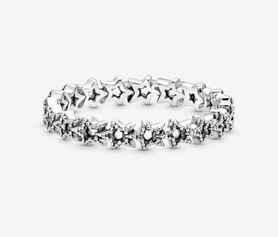 PANDORA™ Band of Asymmetric Stars Ring Sterling Silver