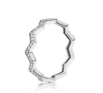 PANDORA™ Shimmering Zig Zag Ring Sterling Silver