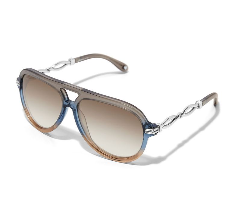 Interlok Twist Aviator Sunglasses