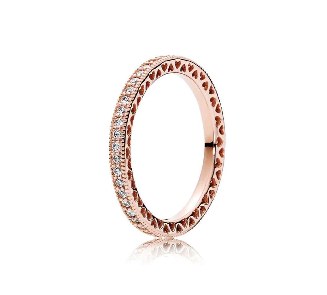 PANDORA™ Sparkle + Hearts Ring