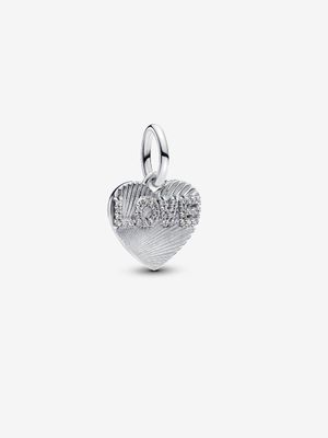 PANDORA™ Engravable Love Heart Dangle Charm