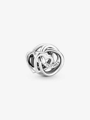 PANDORA™ Family &quot;Always Together&quot; Encircled Heart Charm