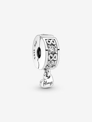 PANDORA™ Family &quot;Always&quot; Pavé Clip Charm