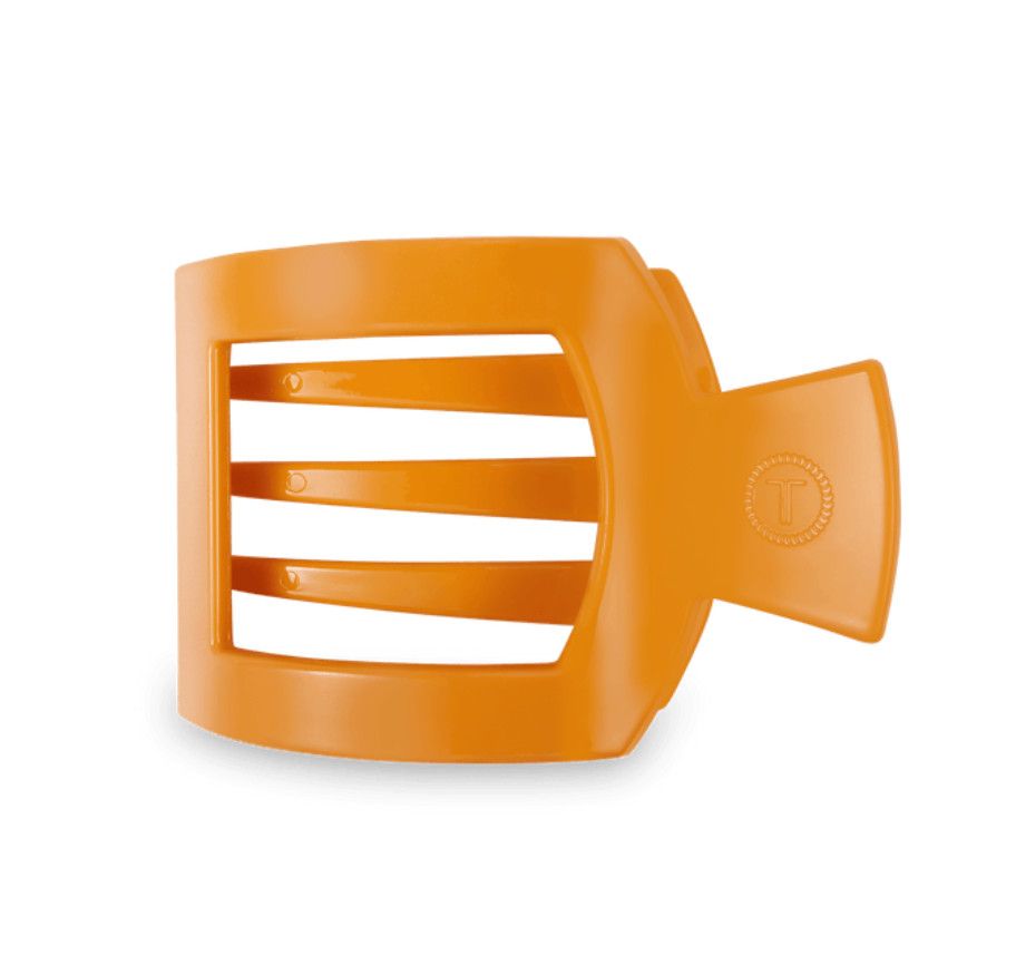 Teleties™ Flat Square Hair Clip | Mango For it, Size: Medium
