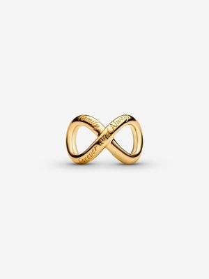 PANDORA™ Forever &amp; Always 14K Gold Plated Infinity Charm