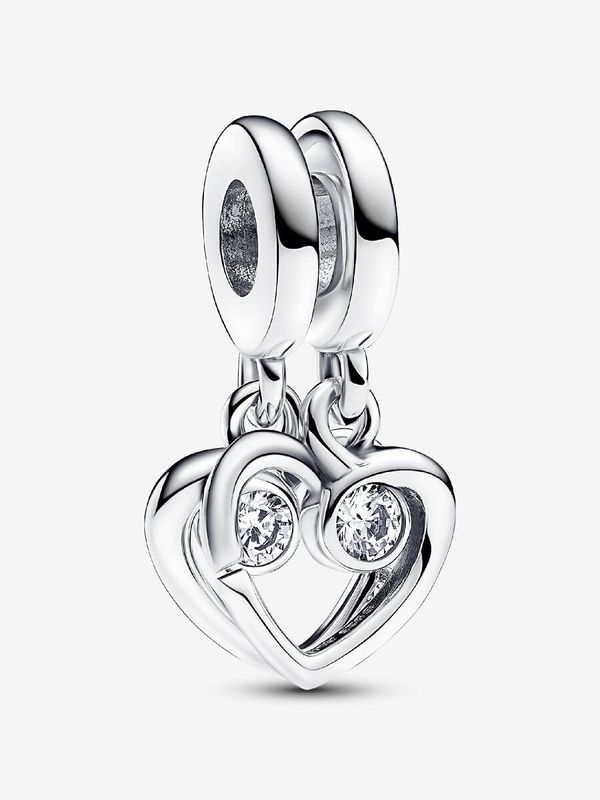 PANDORA™ Forever &amp; Always 2-Piece Splittable Dangle Charm