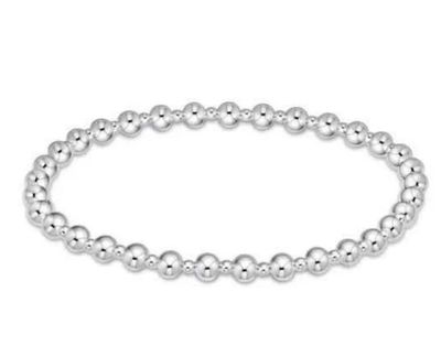 Enewton EXTENDS Classic Grateful Pattern 4mm Bead Bracelet Sterling